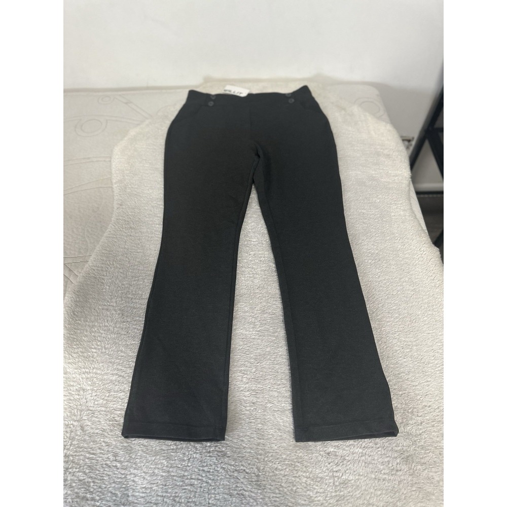 New Willit High Rise Sailor Button Down Dress Pants Size Large 29"  Charcoal